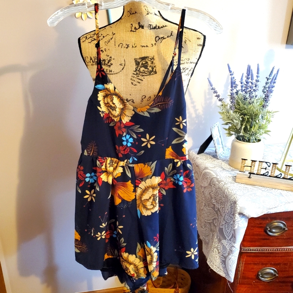 Zaful Floral Romper**